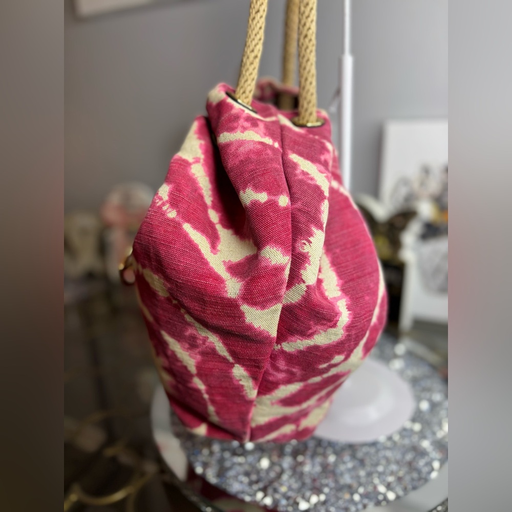 Michael Kors Marina large tie-dye canvas tote EUC - Picture 7 of 13
